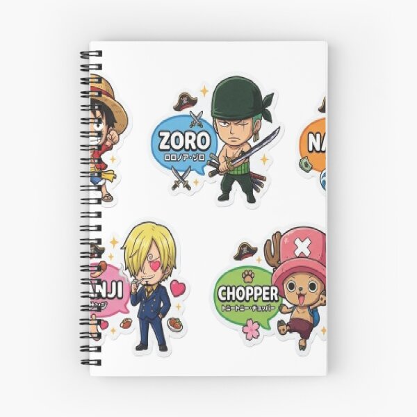 Item preview, Straw Hat Crew Chibi Pirate Sticker Pack designed and sold by Galaxato.