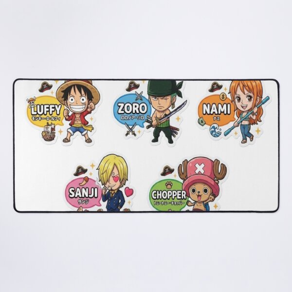 Item preview, Straw Hat Crew Chibi Pirate Sticker Pack designed and sold by Galaxato.