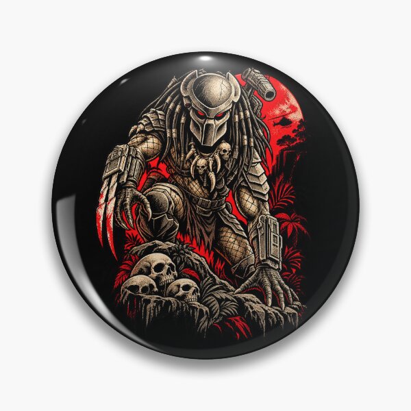 Item preview, Predator Yautja Jungle Hunter Sci Fi Horror designed and sold by Pandaburba.