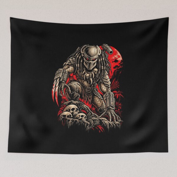 Item preview, Predator Yautja Jungle Hunter Sci Fi Horror designed and sold by Pandaburba.