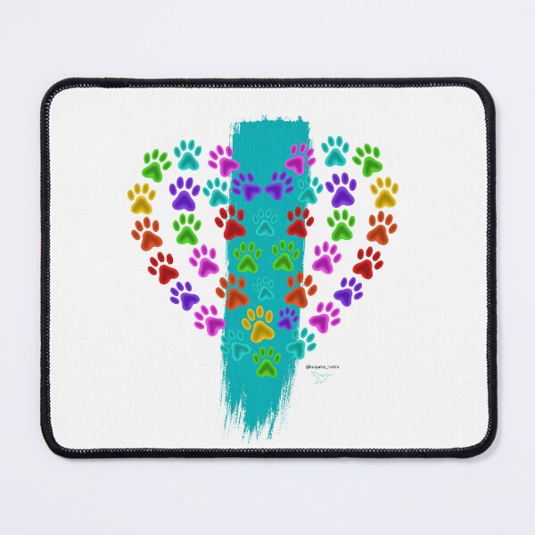 Item preview, Heart of rainbow footprints designed and sold by EstudioTurquesa.