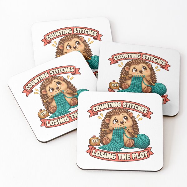 Item preview, Knitting Hedgehog Counting Stitches Losing the Plot designed and sold by SAS-Designer.