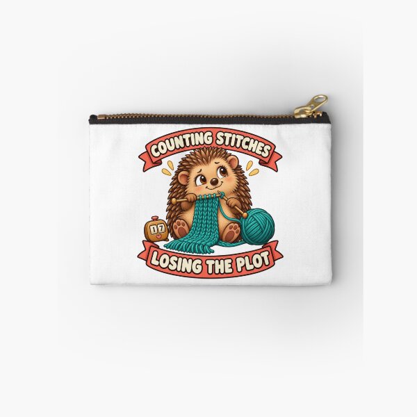 Item preview, Knitting Hedgehog Counting Stitches Losing the Plot designed and sold by SAS-Designer.