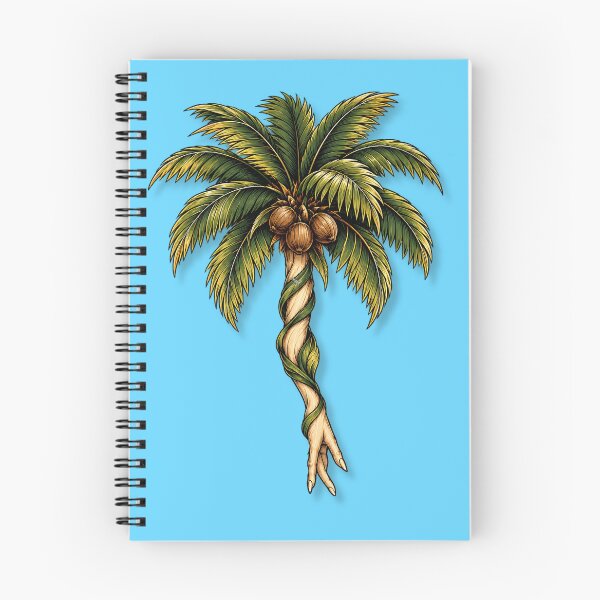 Item preview, Tropical Palm Tree & Witchy Hand Vintage Surreal Botanical Cottagecore Art designed and sold by YOFANTZ!.