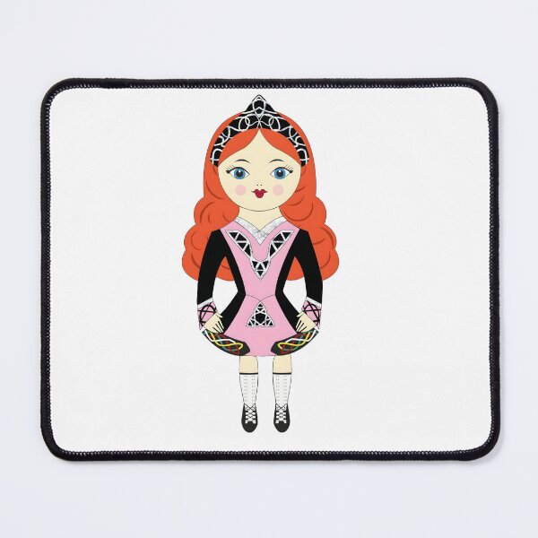 Item preview, Irish Dancer In Pink Irish Dancing Costume designed and sold by ARTAFACT.