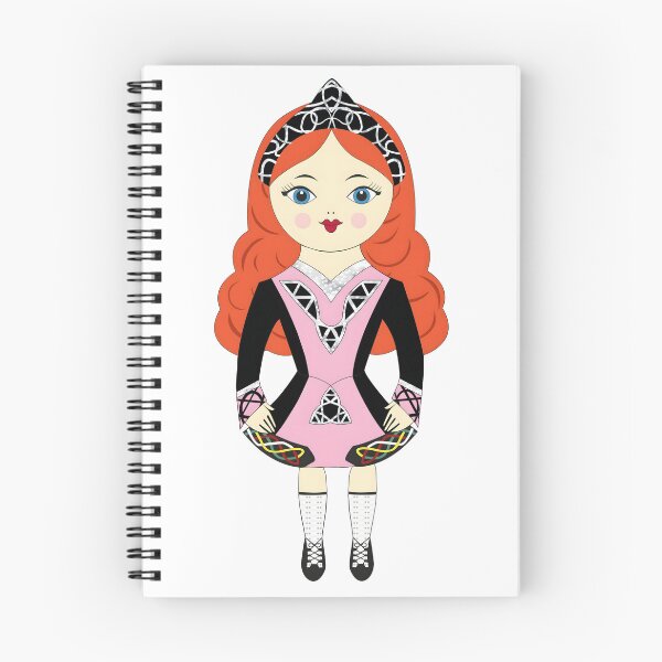 Item preview, Irish Dancer In Pink Irish Dancing Costume designed and sold by ARTAFACT.