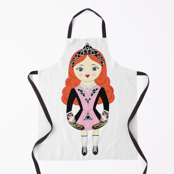Item preview, Irish Dancer In Pink Irish Dancing Costume designed and sold by ARTAFACT.