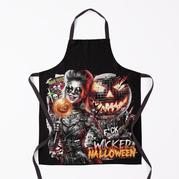 Item preview, Halloween Wicked Disco Pumpkin Rave Woman designed and sold by Voodoo Store Paranormal Collections.