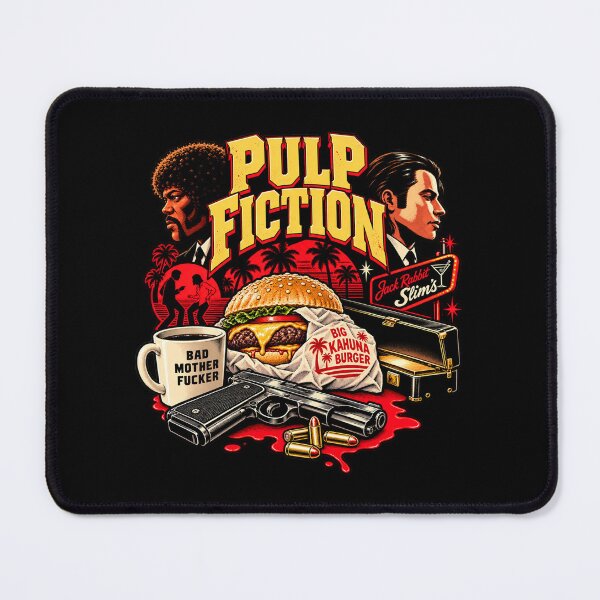 Item preview, Pulp Fiction Big Kahuna Burger Retro Movie designed and sold by Pandaburba.