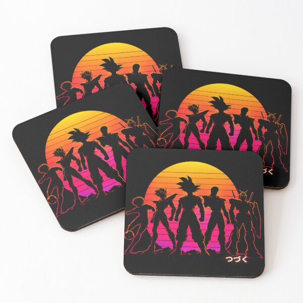 Item preview, Retro Anime Sunset Silhouette - Japanese Kanji To Be Continued Art designed and sold by Arcade&Binge.