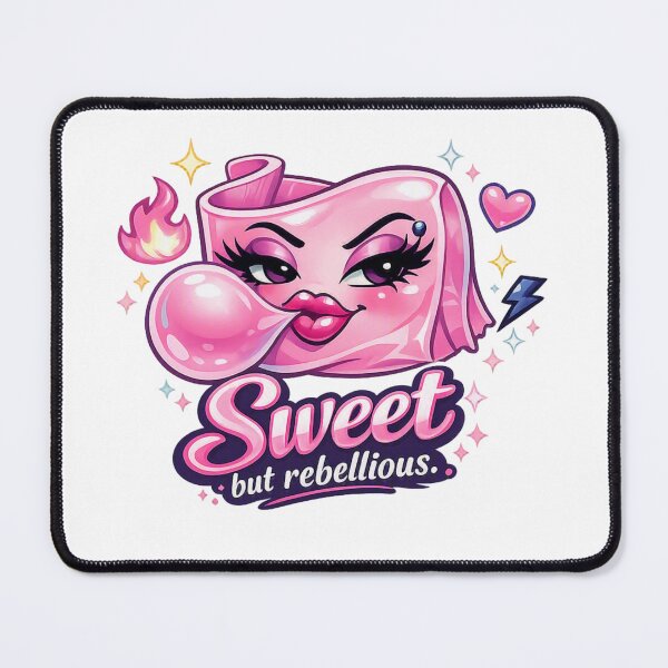 Item preview, Kawaii Pink Character Cute Rebellious Design designed and sold by Sommium .