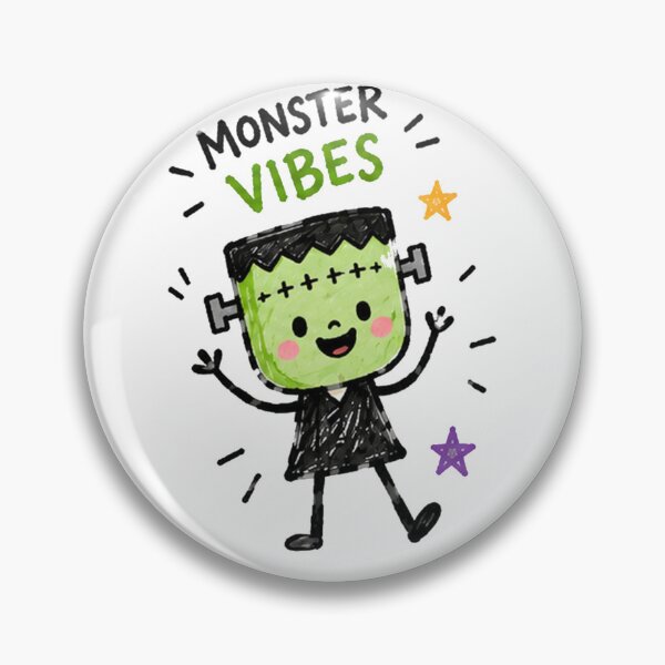Item preview, Monster Vibes – Cute Halloween Monster T-Shirt designed and sold by Koco kyo.