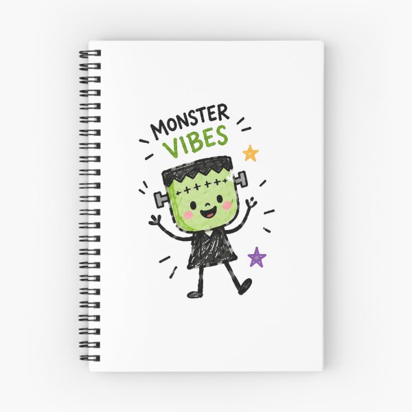 Item preview, Monster Vibes – Cute Halloween Monster T-Shirt designed and sold by Koco kyo.