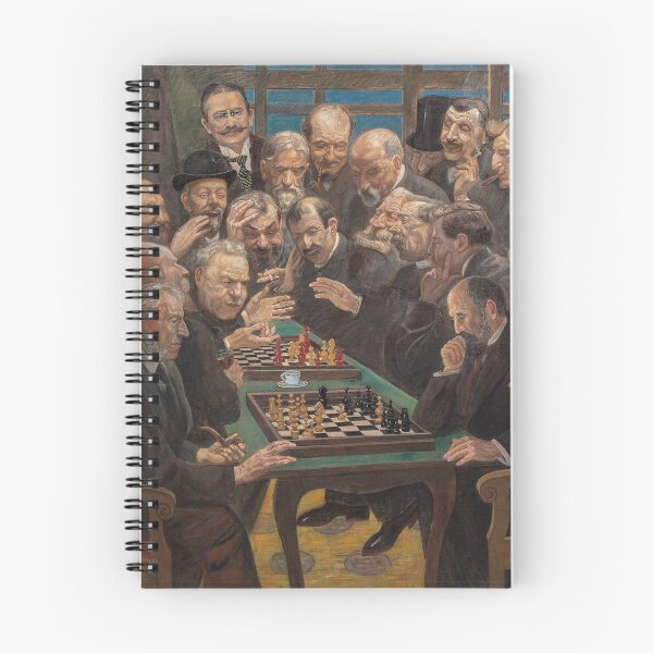 Item preview,  Vintage Chess Wall Art, Chess Players Painting, Antti Favén Classic Gaming Room Decor designed and sold by RickE.