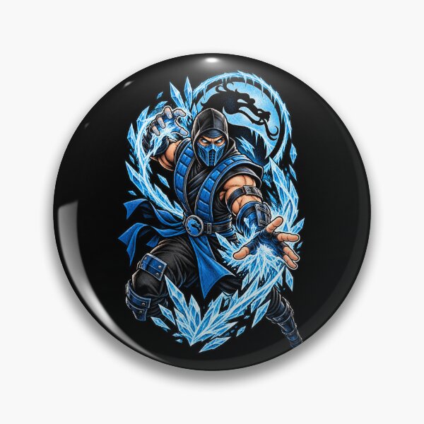 Item preview, Sub-Zero Mortal Kombat Ice Ninja Warrior designed and sold by Pandaburba.