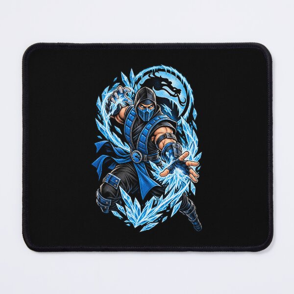 Item preview, Sub-Zero Mortal Kombat Ice Ninja Warrior designed and sold by Pandaburba.
