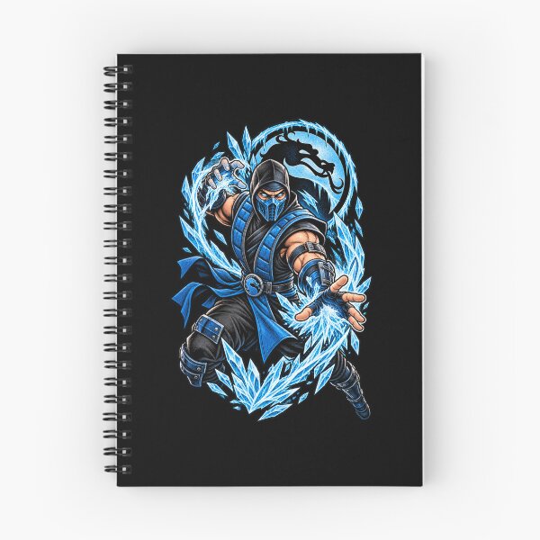 Artikelvorschau, Sub-Zero Mortal Kombat Eis-Ninja-Krieger entworfen und verkauft von Pandaburba.