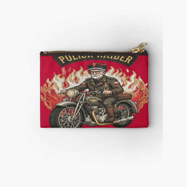 Item preview, Polish Rider Vintage Retro Patriotic Motorcycle Art designed and sold by FABIOLA1970.