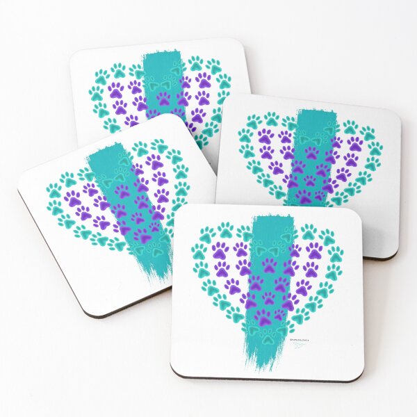 Item preview, Blue Footprint Heart designed and sold by EstudioTurquesa.