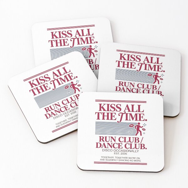 Item preview, Kiss All The Time Run Club Vintage Retro Graphic designed and sold by So Golden Shop.