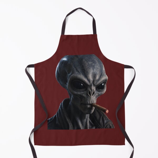 Item preview, Badass Alien Smoking Cigar Cool Sci-Fi Aesthetic designed and sold by charmaroundyou.