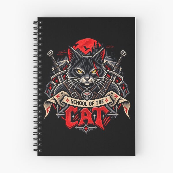 Item preview, Witcher School of the Cat Feline Monster Hunter designed and sold by Pandaburba.