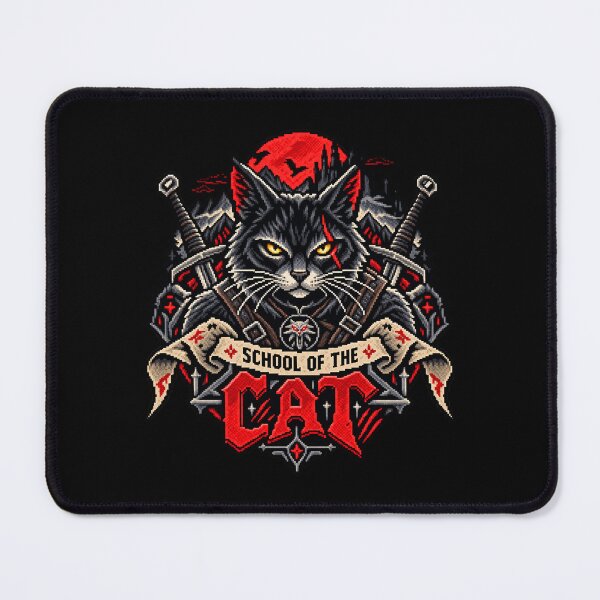 Item preview, Witcher School of the Cat Feline Monster Hunter designed and sold by Pandaburba.