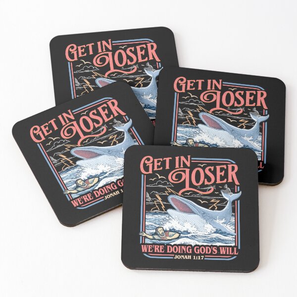 Item preview, Christian Humor, Get In Loser, Funny Bible Verse designed and sold by Good Vibe Quotes.