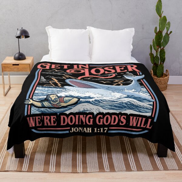Item preview, Christian Humor, Get In Loser, Funny Bible Verse designed and sold by Good Vibe Quotes.