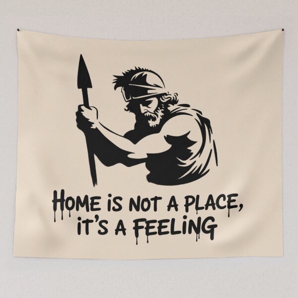 Item preview, Banksy - Home is not a place, it's a feeling designed and sold by 123ks.