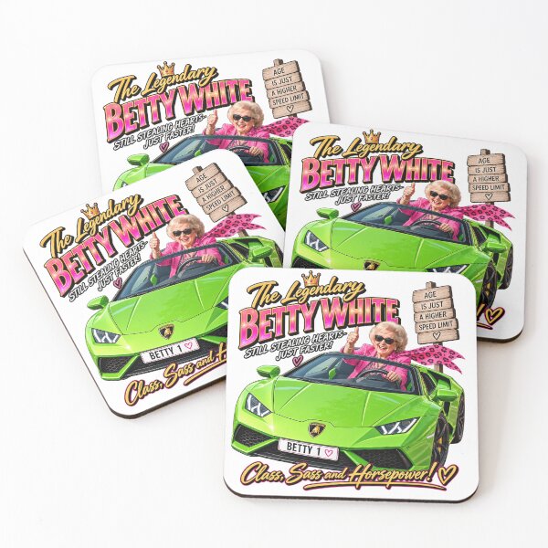 Item preview, The Legendary Betty White - Still Stealing Hearts - Just Faster designed and sold by Legendary-Icons.