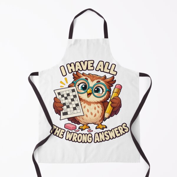 Item preview, Crossword Owl All the Wrong Answers designed and sold by SAS-Designer.