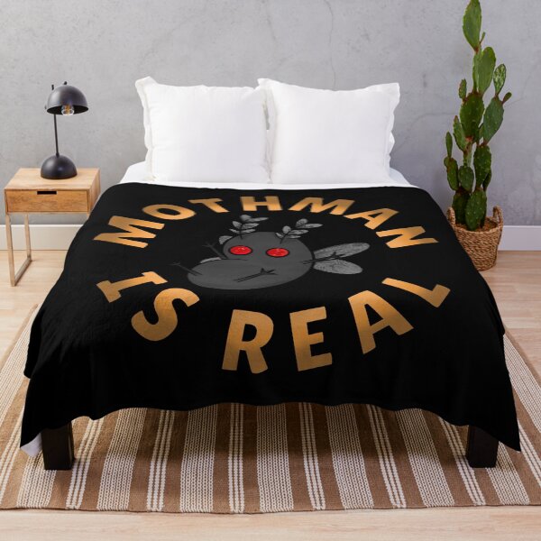 Item preview, Mothman is Real designed and sold by ClarissaDoodles.