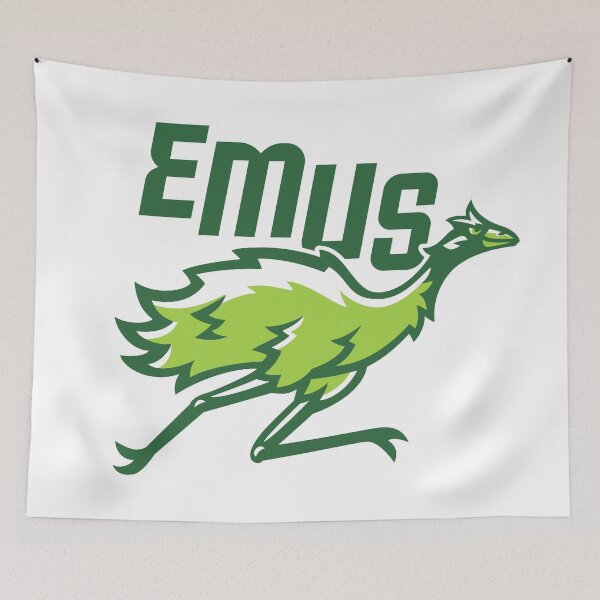 Item preview, Emu Mascot Modern designed and sold by Treeswing Studio.