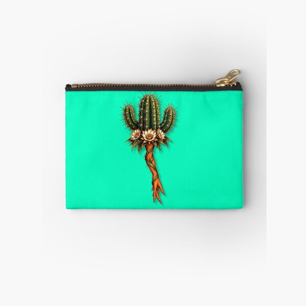 Item preview, Blooming Cactus & Orange Witch Hand Vintage Botanical Cottagecore Art designed and sold by YOFANTZ!.