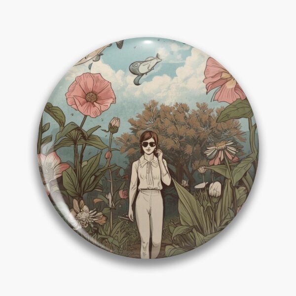 Artikelvorschau, Psychedelischer botanischer Surrealismus entworfen und verkauft von ChicTrendz.