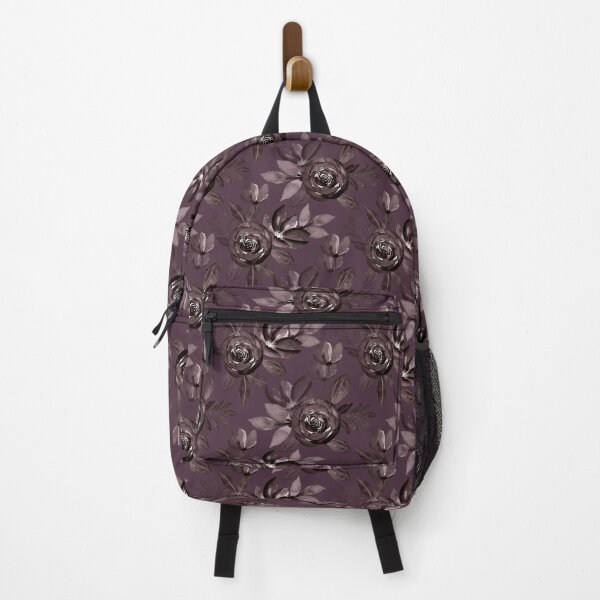 Item preview, Gothic Dark Rose Floral Pattern on Dusty Mauve designed and sold by Jyoti Digital Artist.