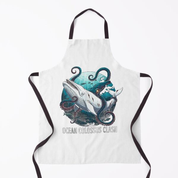 Item preview, Ocean Colossus Clash - Whale vs Giant Squid Epic Deep Sea Battle designed and sold by IZZO CREATIVE STUDIO.