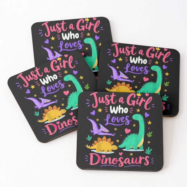 Item preview, Just A Girl Who Loves Dinosaurs Cartoon Design designed and sold by Byhergawaa.