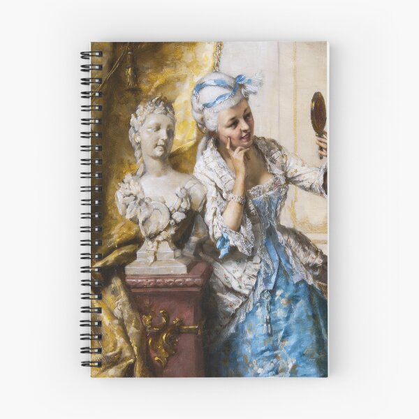 Item preview, Rococo lady with a mirror by Hans Sperlich designed and sold by The Breathing Paint.