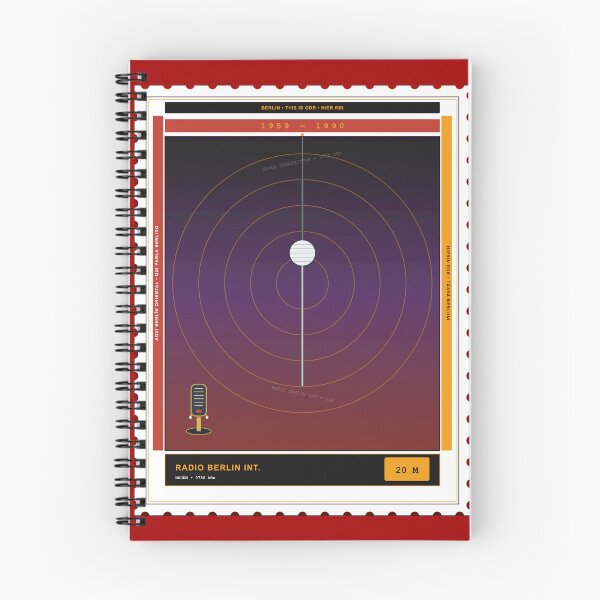 Item preview, Berlin Shortwave SWL DX Stamp 9730 kHz 1959–1990 designed and sold by TribeGlyph.