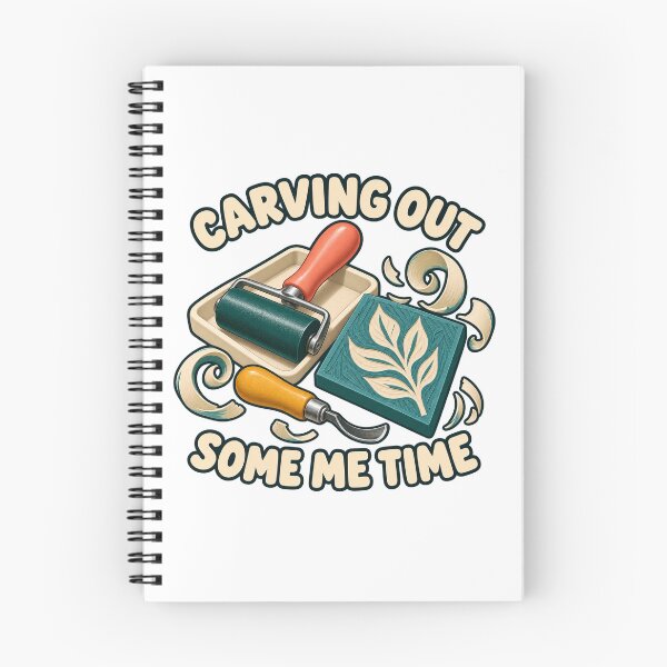 Item preview, Linocut Tools Carving Out Some Me Time designed and sold by SAS-Designer.