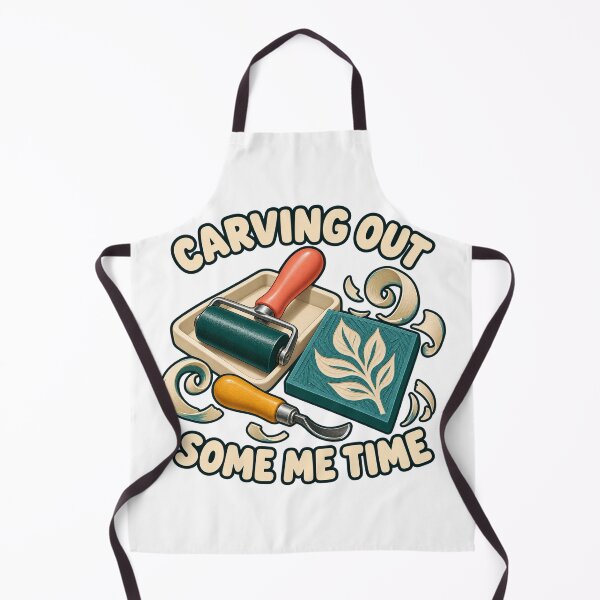 Item preview, Linocut Tools Carving Out Some Me Time designed and sold by SAS-Designer.