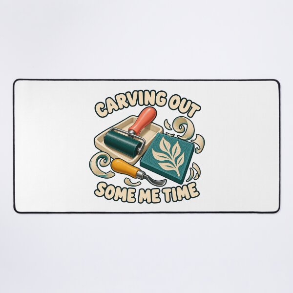 Item preview, Linocut Tools Carving Out Some Me Time designed and sold by SAS-Designer.