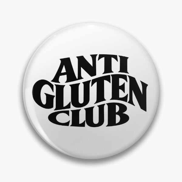 Item preview, Anti Gluten Club – Retro Gluten-Free Typography designed and sold by samgen6.