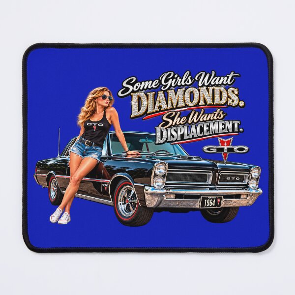 Item preview, Some Girls Want Diamonds She Wants Displacement 1964 GTO T-Shirt designed and sold by TZehrfeldPhotos.