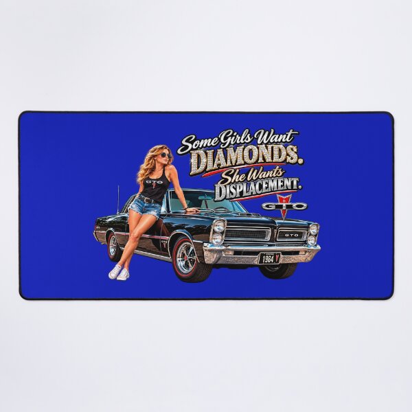 Item preview, Some Girls Want Diamonds She Wants Displacement 1964 GTO T-Shirt designed and sold by TZehrfeldPhotos.