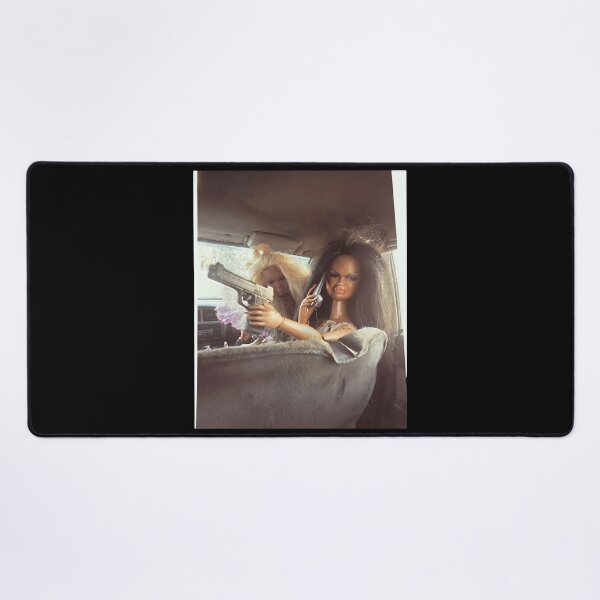 Item preview, Two Barbie Dolls In Car With Gun designed and sold by ismaelgeme.