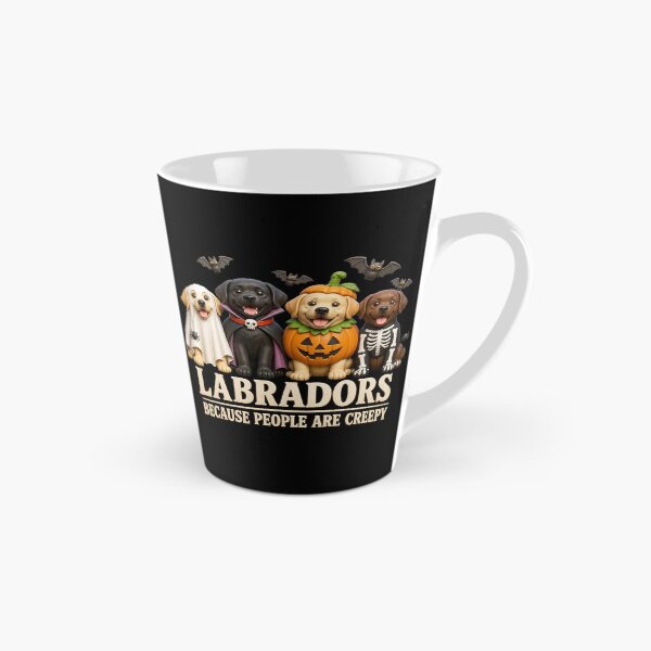Item preview, Labradors Because People are Creepy Funny Halloween Dog designed and sold by CallDesign.