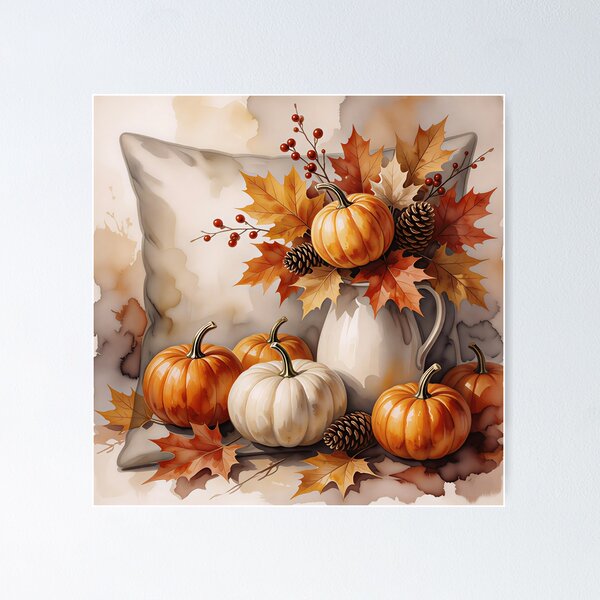 Item preview, Autumn Golden Modern Thanksgiving Collection designed and sold by TrendyDesigne412.
